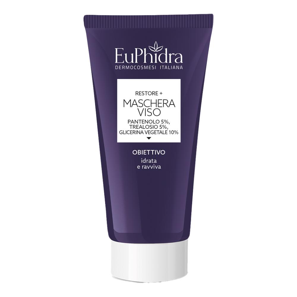 Euphidra Restore+ Maschera Viso 75 ml Idrata Lenisce e Riduce Rossori Cutanei — confronto prezzi