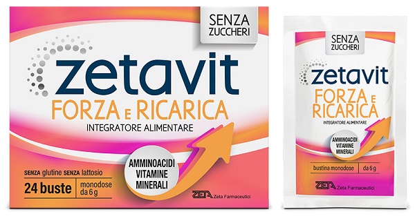 Zetavit Forza e Ricarica Bustine 144 g Bustina — confronto prezzi
