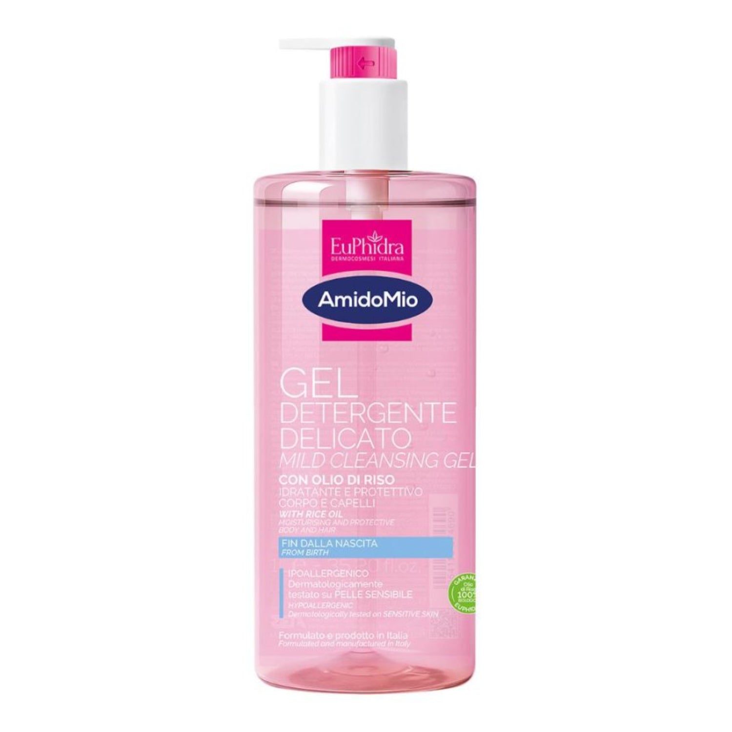 Euphidra Gel Detergente Delicato Con Olio Di Riso 1000ml — confronto prezzi