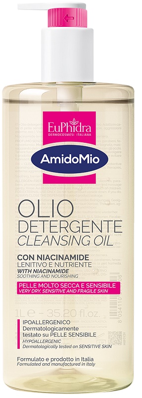 Euphidra Olio Detergente Corpo Con Niamicide Lenitivo E Nutriente 1000ml
