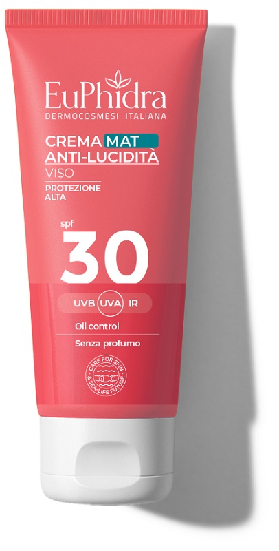 Euphidra Crema Viso Mat SPF30 Protezione Solare Alta 50 ml Opacizzante per Pelle Mista Grassa — confronto prezzi