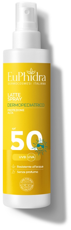 Euphidra Latte Spray Solare Dermopediatrico SPF 50+ per Bambini Pelle Sensibile — confronto prezzi