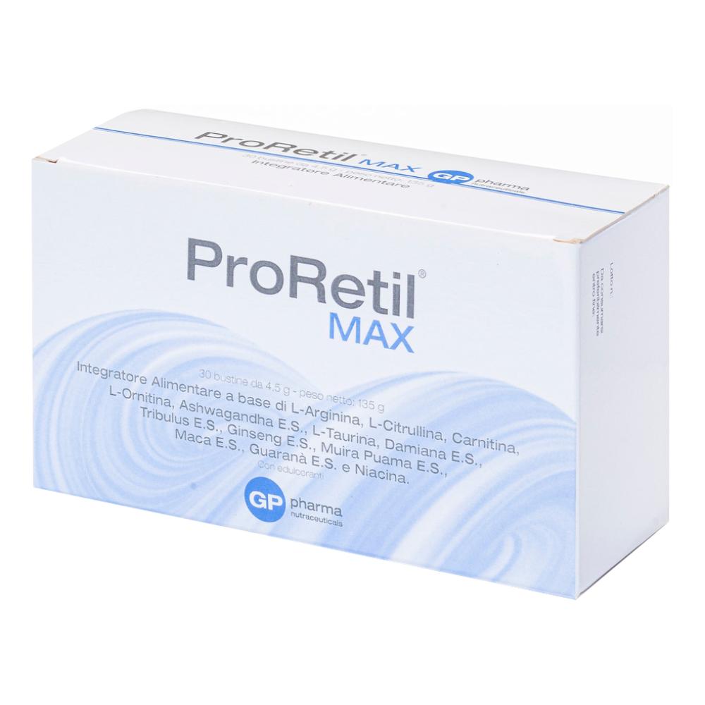 Proretil Max Integratore Nutraceutico Per Il Trattamento Della Disfunzione Erettile 30 Bustine