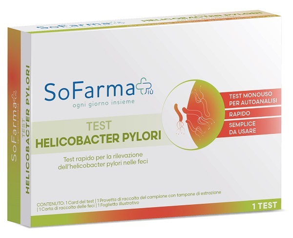 SoFarmapiù Test Helicobacter Pilory Autodiagnostico 1 Test