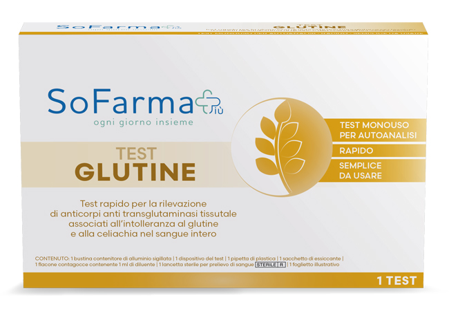Sofarmapiu' Test Autodiagnostico Glutine 1 pz