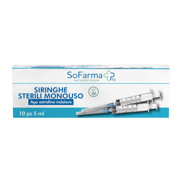 SoFarmaPiù Siringa Sterile Uso Medico 2,5ml G23 10 Pezzi — confronto prezzi