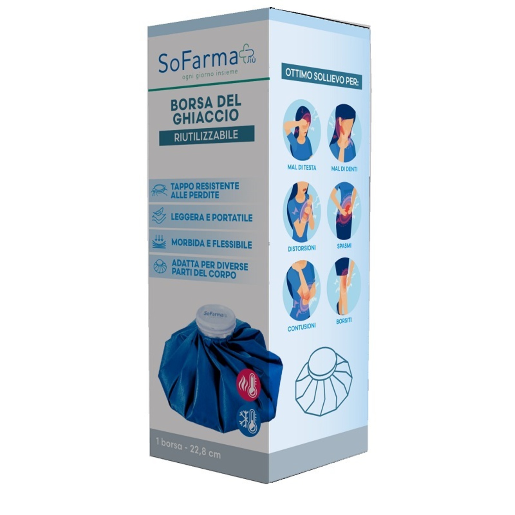 Sofarmapiu' borsa ghiaccio
