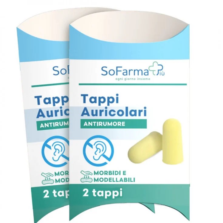 Sofarmapiu' Tappi Auricolari 2 pz per le orecchie