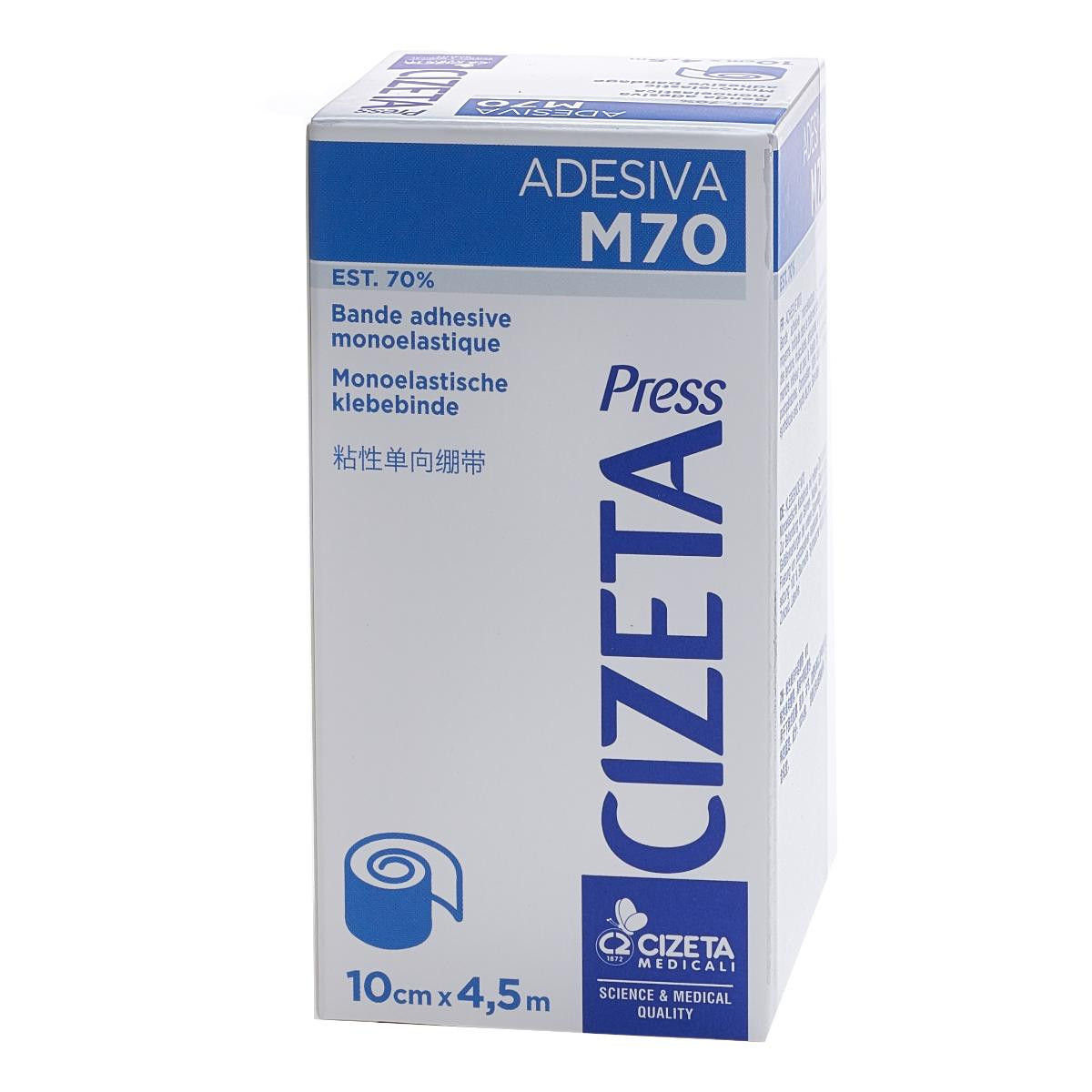 Cizeta press adesiva m70 benda monoelastica est 70 m 4,5x10 cm — confronto prezzi
