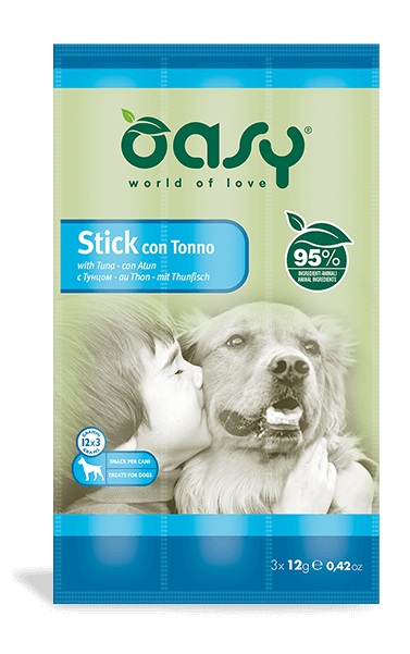 Oasy Cane Snack Stick Tonno Cf. (3X12) Gr — confronto prezzi