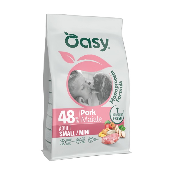 OASY CANE MONOPROTEIN SMALL/MINI ADULT MAIALE 800GR — confronto prezzi