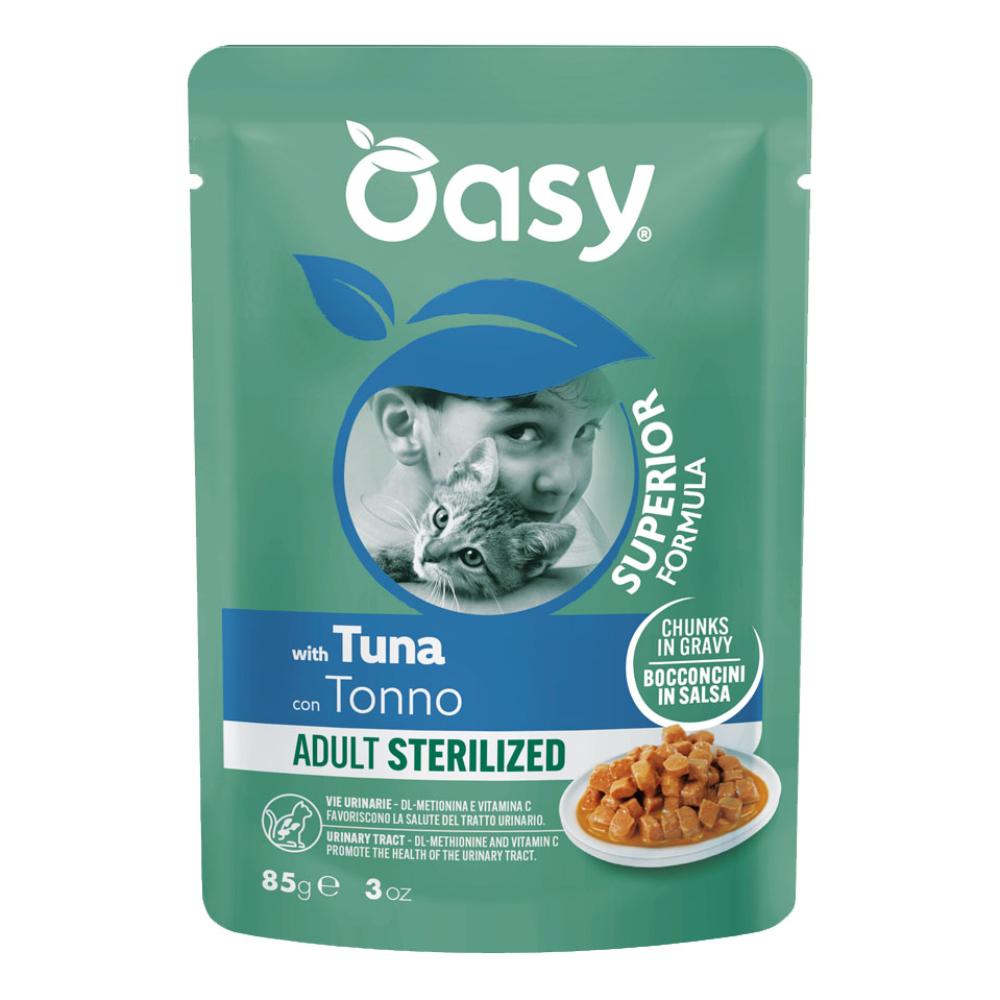 Oasy wet cat bocconcini adult sterilized tonno 85 g