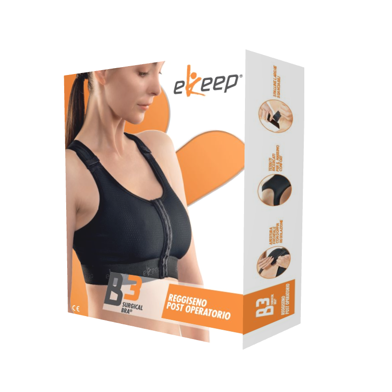 Ekeep B3 Surgical Bra Reggiseno Postoperatorio Bianco Taglia 06 — confronto prezzi