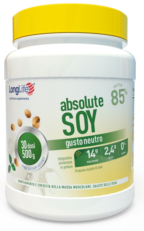 LongLife Absolute Soy Integratore Di Proteine Di Soia 500 g 30 Dosi