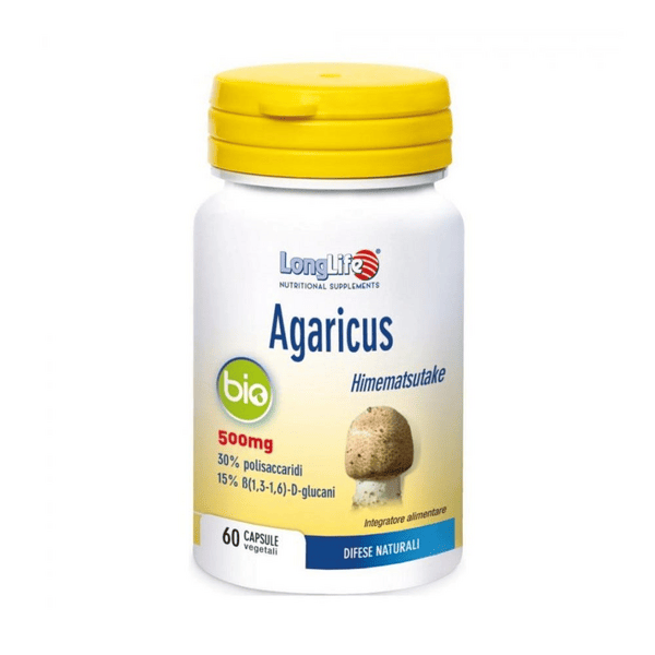 LongLife Agaricus Bio Supporto Immunitario 60 Capsule