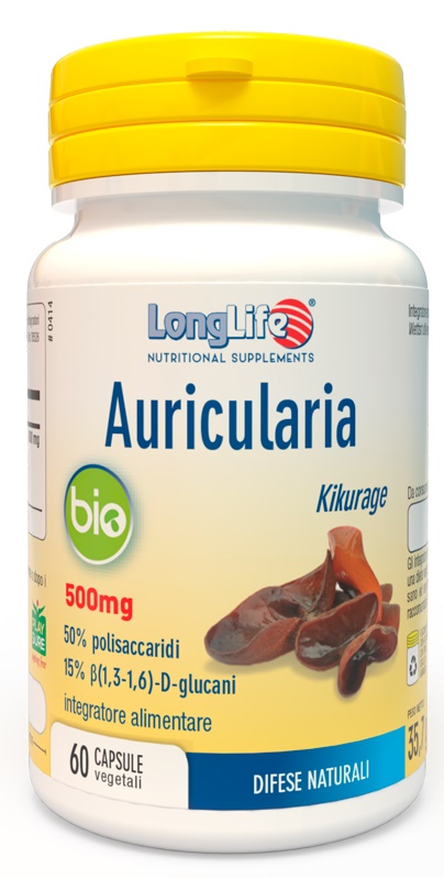 Longlife Auricularia Bio 60capsule — confronto prezzi