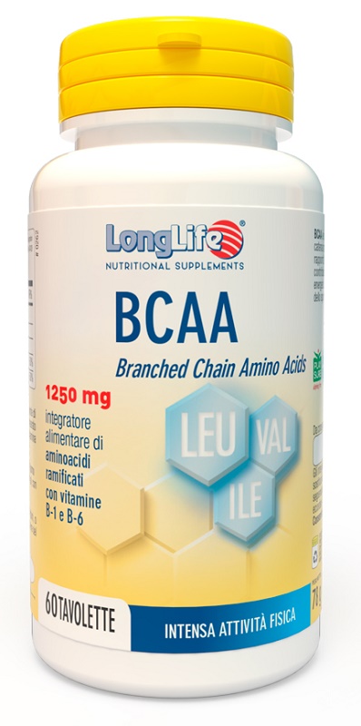 LongLife BCAA Integratore 60 Tavolette