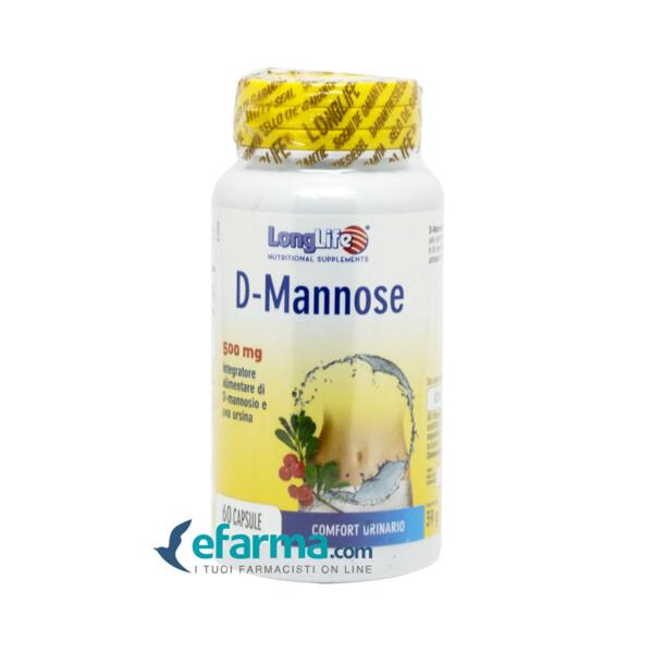 LongLife D-mannose Integratore Vie Urinarie 60 Capsule