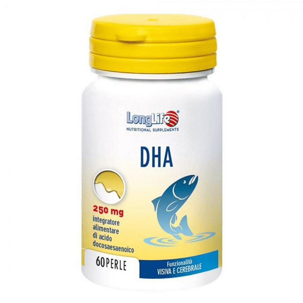 Longlife DHA 250mg Integratore per la salute cerebrale 60 Perle