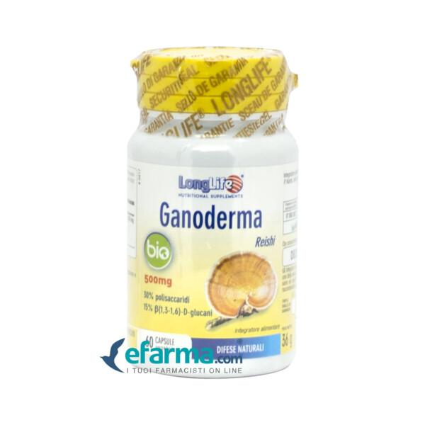 Longlife Ganoderma Bio Integratore Difese Immunitarie 60 Capsule — confronto prezzi