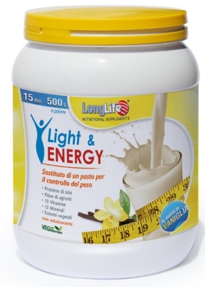 Longlife Light & Energy Polvere Gusto Vaniglia 500 g per soluzione orale — confronto prezzi