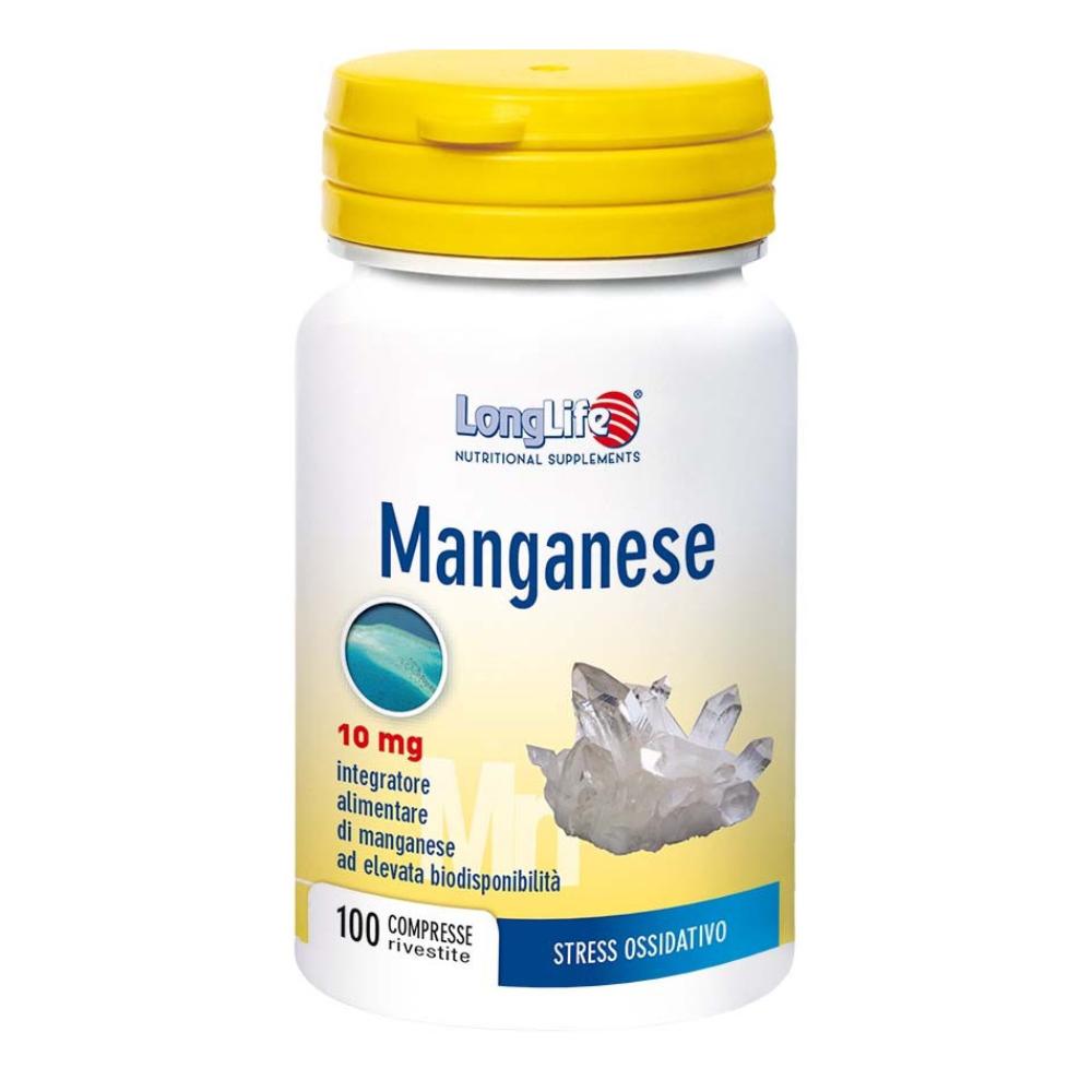 Longlife Manganese 10mg100compresse