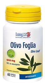 LongLife Oliva Foglia 500 mg Integratore 60 Capsule