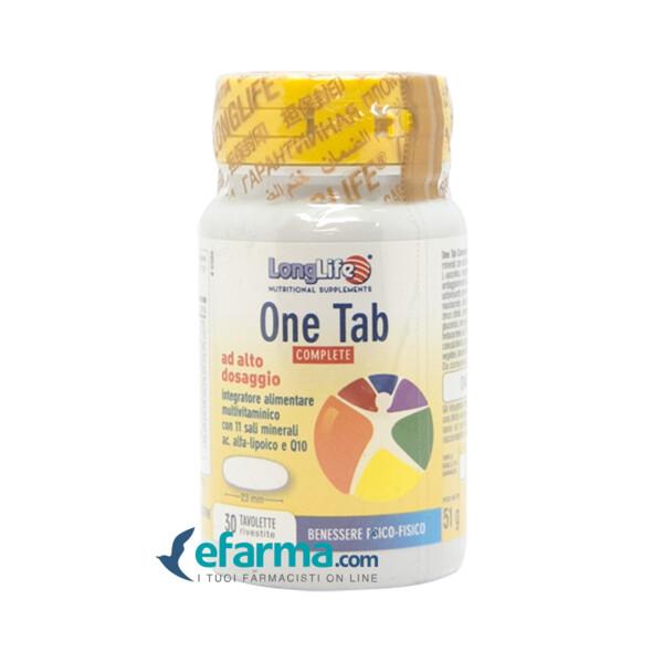 LongLife One Tab Complete Integratore 30 Tavolette