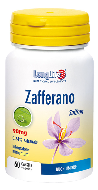LongLife Zafferano Supporto Umore e Digestione 60 Capsule