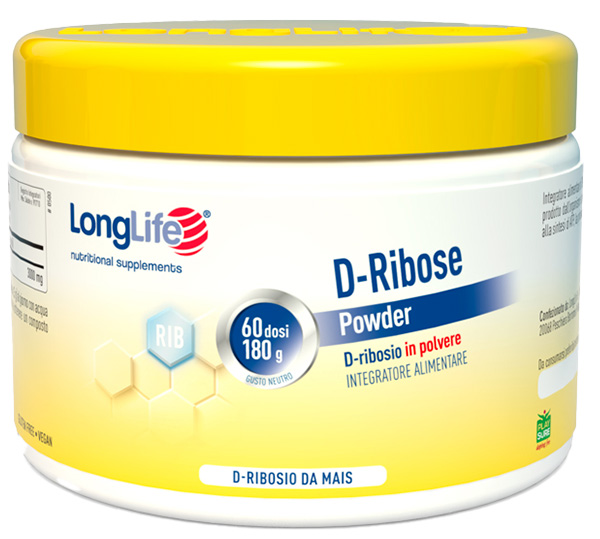 Longlife D-Ribose Powder 180 G g Polvere per soluzione orale