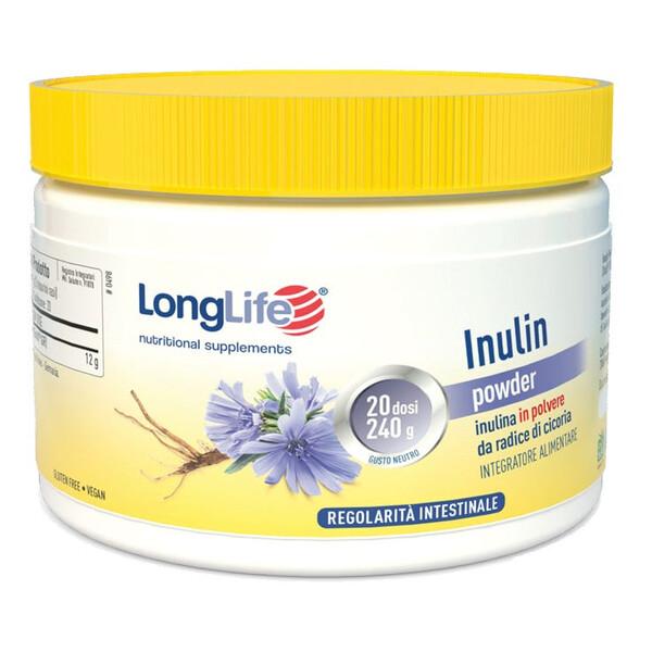 LongLife Inulina Polvere Integratore Benessere Intestinale 240 g