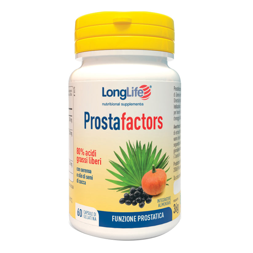 LongLife Prostafactors Integratore per la Prostata con Serenoa Repens 60 Perle