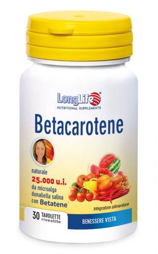 LONGLIFE BETACAROTENE 30 Compresse