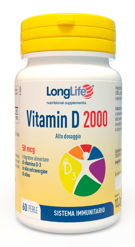LongLife Vitamina D 2000 UI - 60 Perle