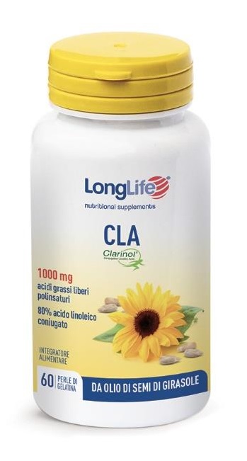 Longlife CLA Integratore per Controllo Peso e Massa Muscolare 60 Perle