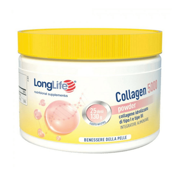 LongLife Collagen 5000 Powder Integratore per Pelle e Articolazioni