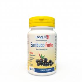 Longlife Sambuco Forte Integratore Per Le Vie Respiratorie 60 Capsule