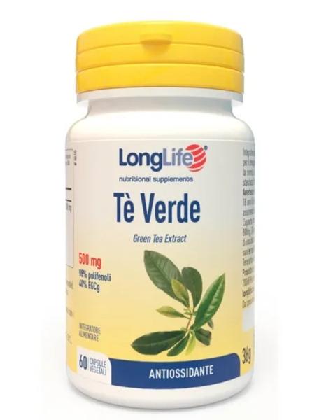 Longlife Tè Verde Integratore Antiossidante Drenante 60 Capsule