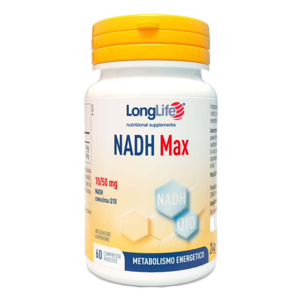 Longlife Nadh Max Integratore Per Il Metabolismo Energetico 60 Compresse Rivestite