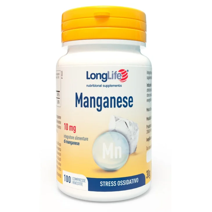 Longlife manganese 10 mg 100 compresse rivestite — confronto prezzi