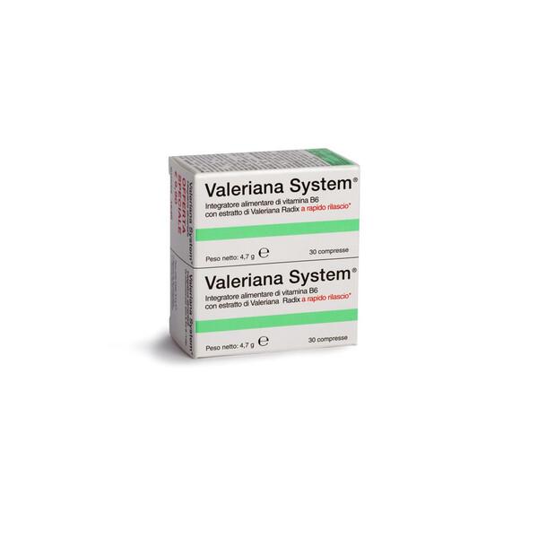 Valeriana System Integratore 30+30 Compresse