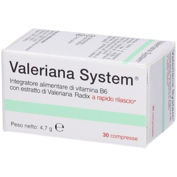 Valeriana System Integratore 30 Compresse