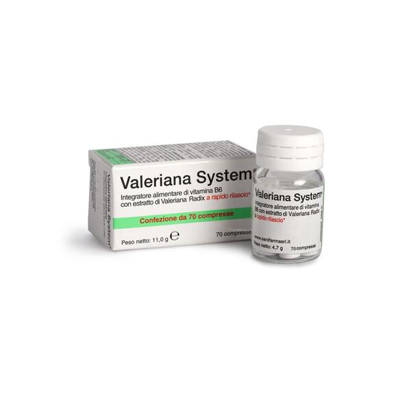 Valeriana System Integratore 70 Compresse — confronto prezzi