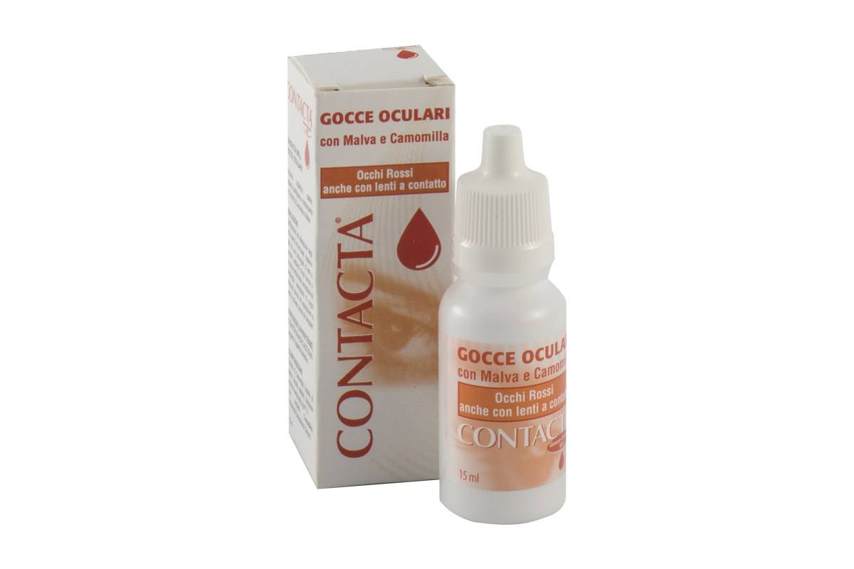 Contacta Gocce Oculari Malva e Camomilla Occhi Arrossati
