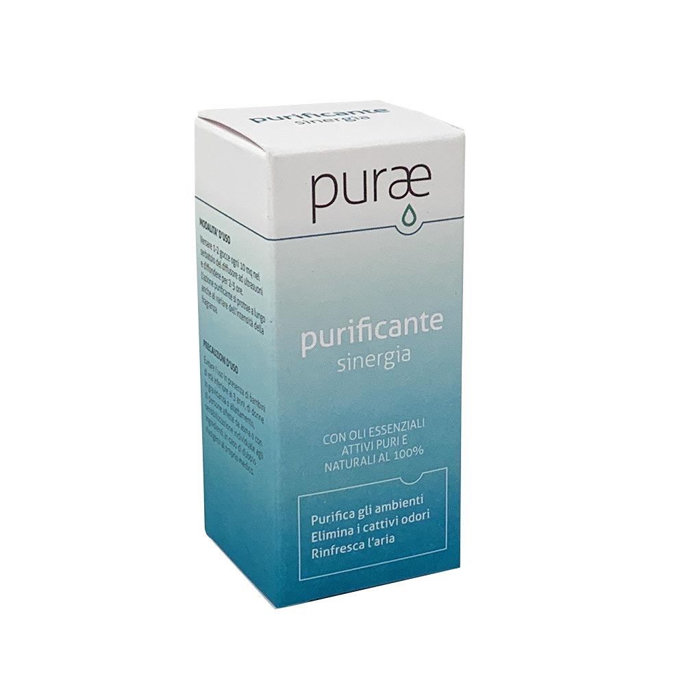 Purae Sinergia Con Oli Essenziali Purificante 10 ml - Purifica e Rinfresca l'Aria