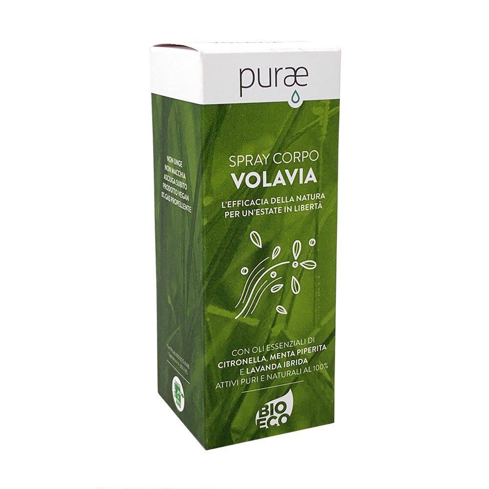 Purae VolaVia - Spray Corpo Anti Zanzare, 100ml