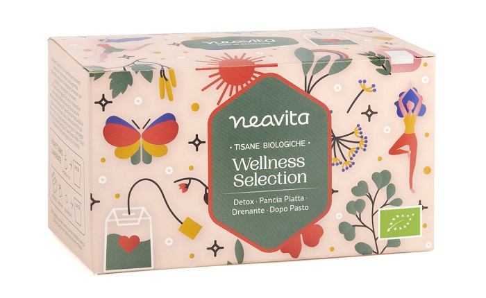 Neavita wellness selection selezione tisane bio in filtro