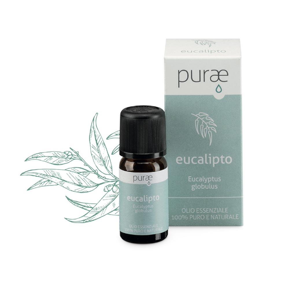 Purae Olio Essenziale di Eucalipto Bio 100% Puro e Naturale, 10ml — confronto prezzi