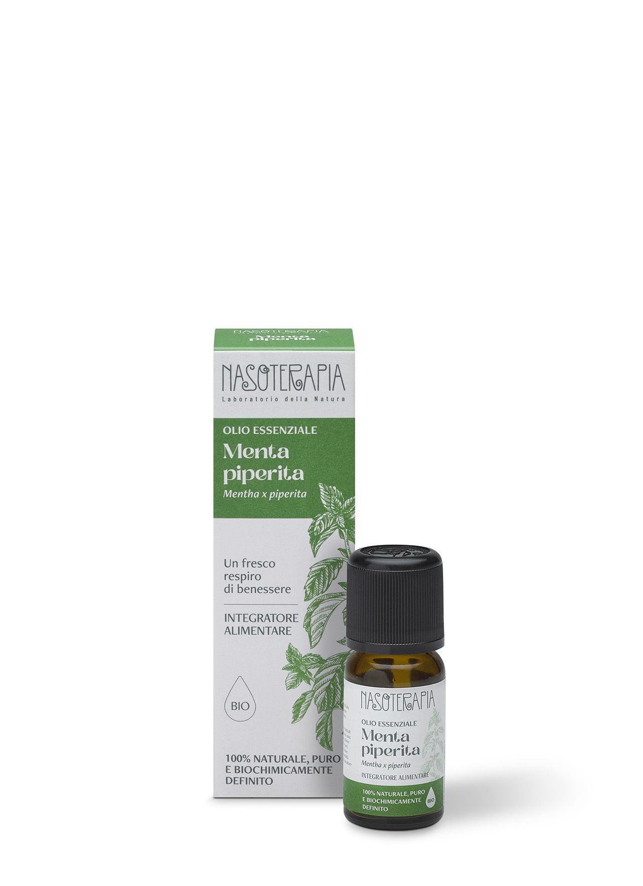 Nasoterapia - Olio essenziale Menta Piperita Biologica 10 ml
