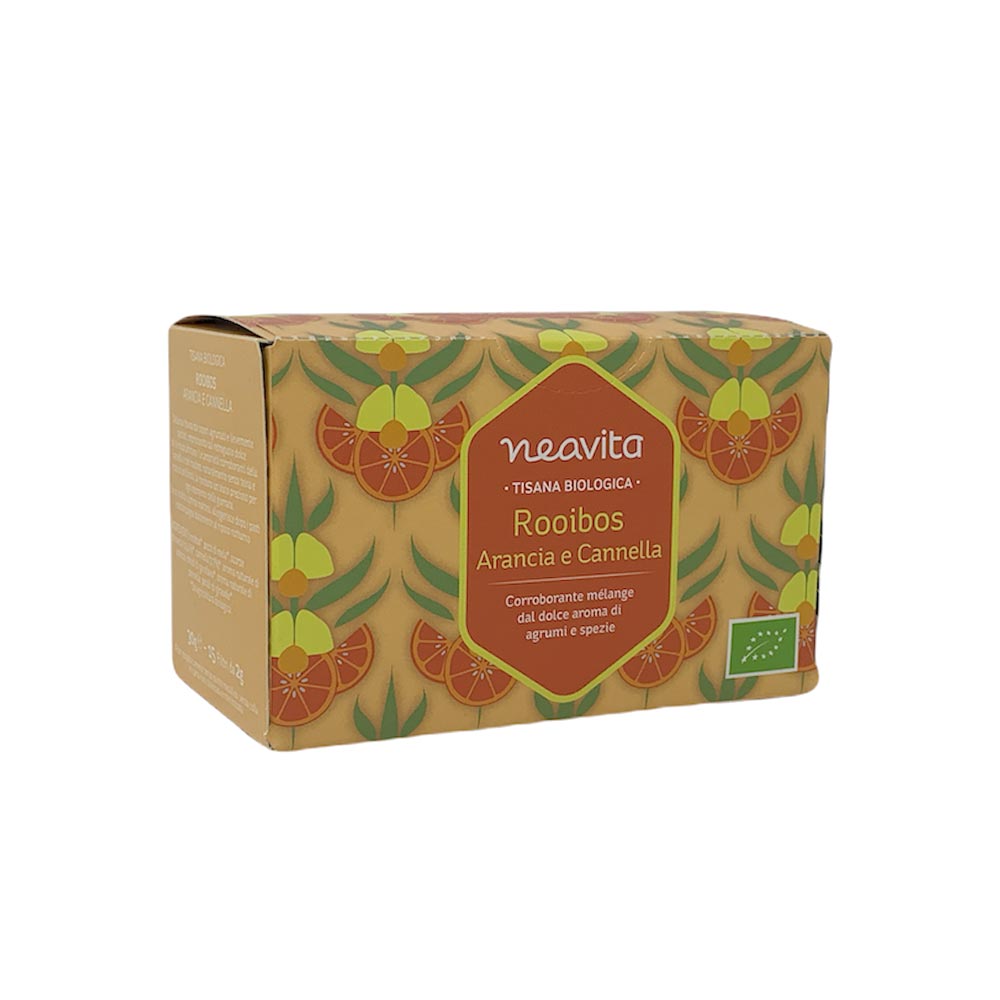 Neavita Rooibos Tisana Arancia e Cannella, 15 Filtri